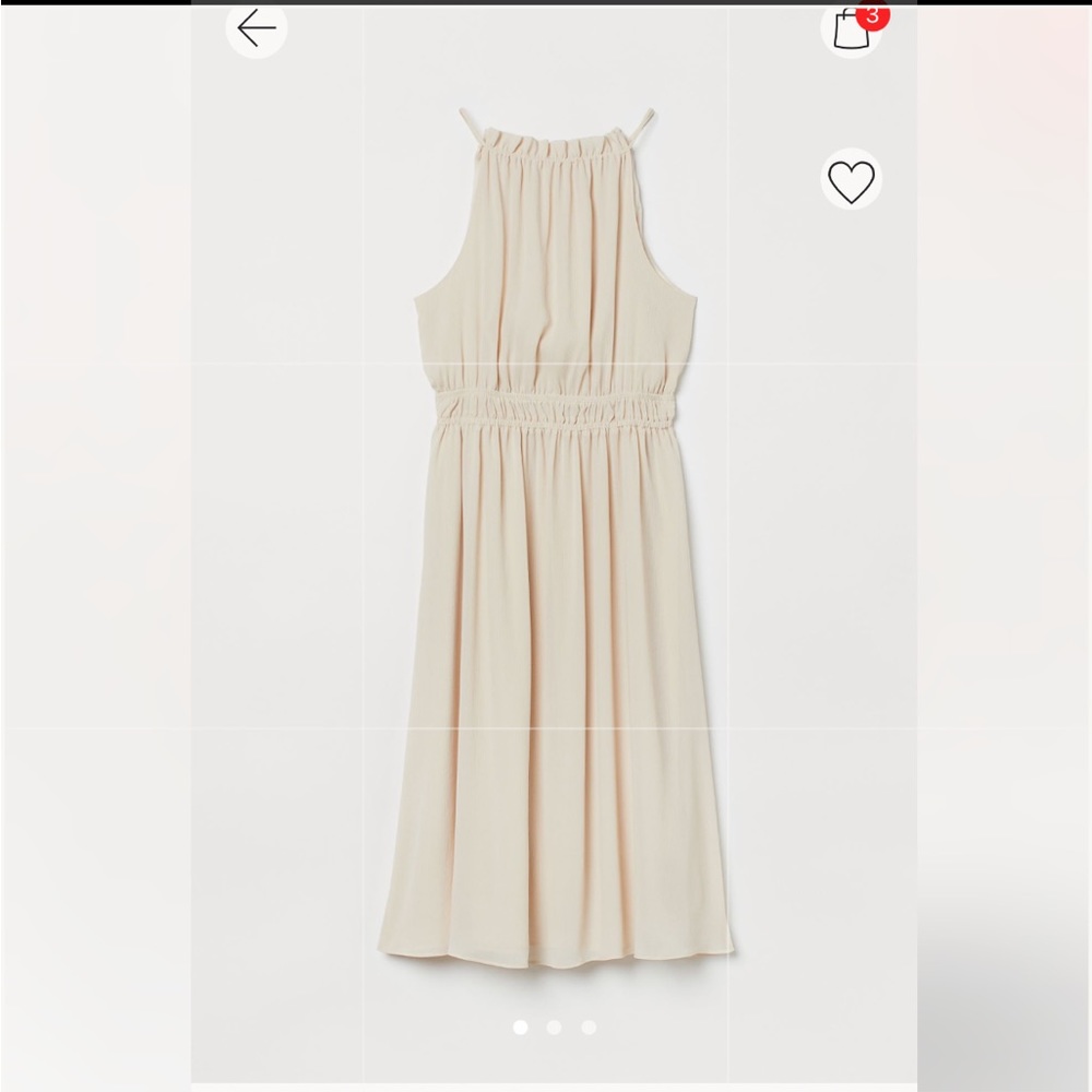 BNWT chiffon halter neck dress XS
